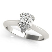 DOUBLE PRONG PS ENGAGEMENT RING