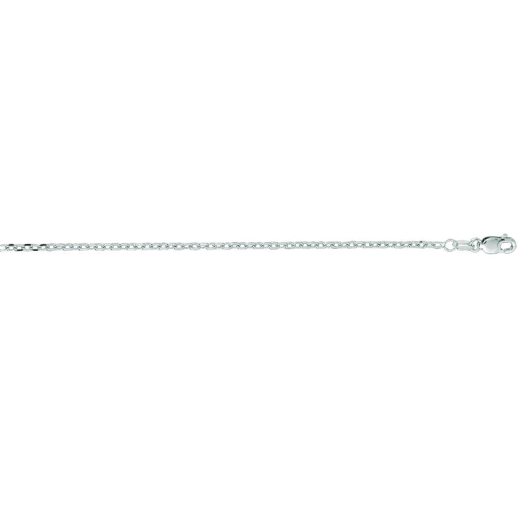 14K Gold 1.8mm Diamond Cut Cable Chain